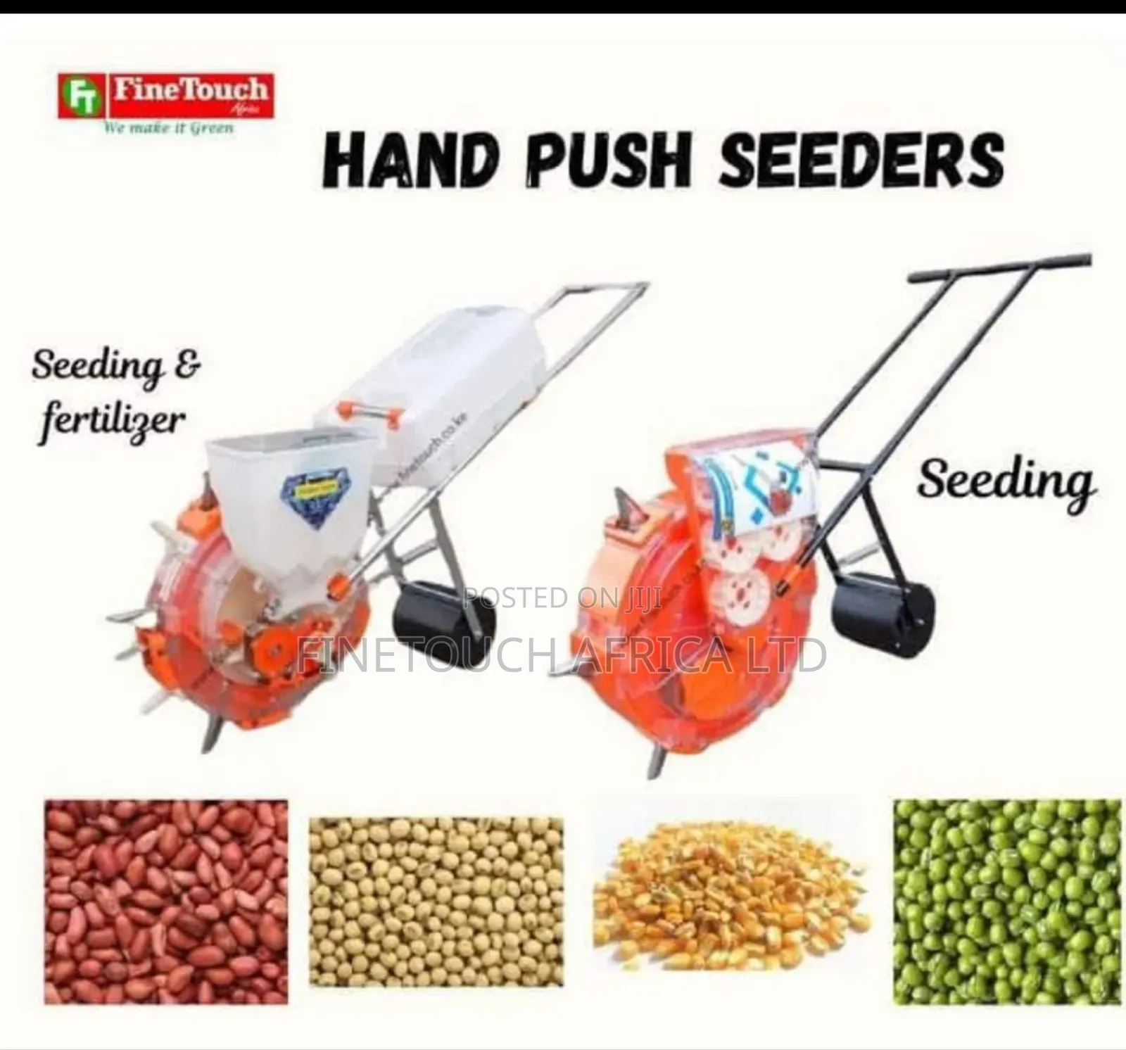Hand Push Seed Planter