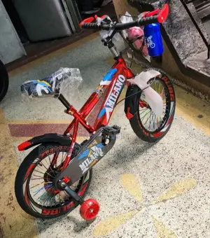 Milano Kids Bike Size 16 With Training Wheels