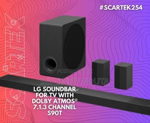LG Soundbar for Tv With Dolby Atmos 7.1.3 Channel S90T