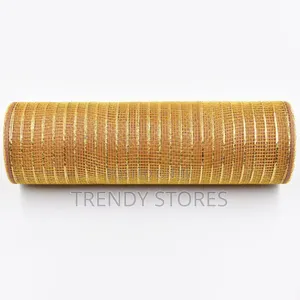 10 Yards Golden Mesh Ribbon