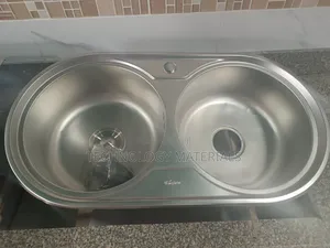 Stainless Steel Round Double Bowl Stainless Steel Sinks