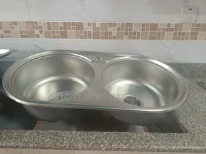 Stainless Steel Round Double Bowl Stainless Steel Sinks