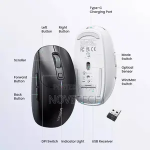 UGREEN Wireless Gaming Rechargeable Mouse 5000DPI Bluetooth