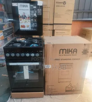 Mika Mst50 Standing Cooker, 50 X 60cm 3+1rapid Hot Plate