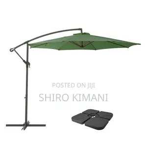 Green Parasol Solar Lights