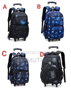Rolling Trolley School Bag*