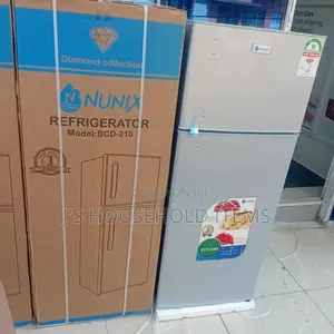 Nunix 210l Double Door Fridge