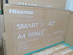 Hisense 43"A4 Series Frameless Smart Tv,Bluetooth,
