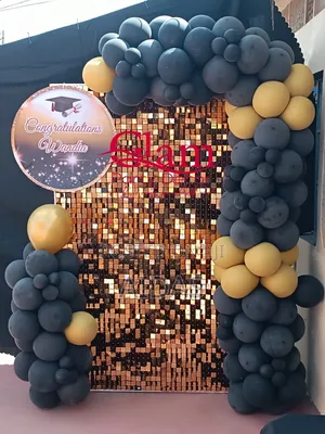 Gold Mini Shimmer Wall for Hire