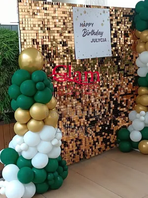 Gold Mini Shimmer Wall for Hire