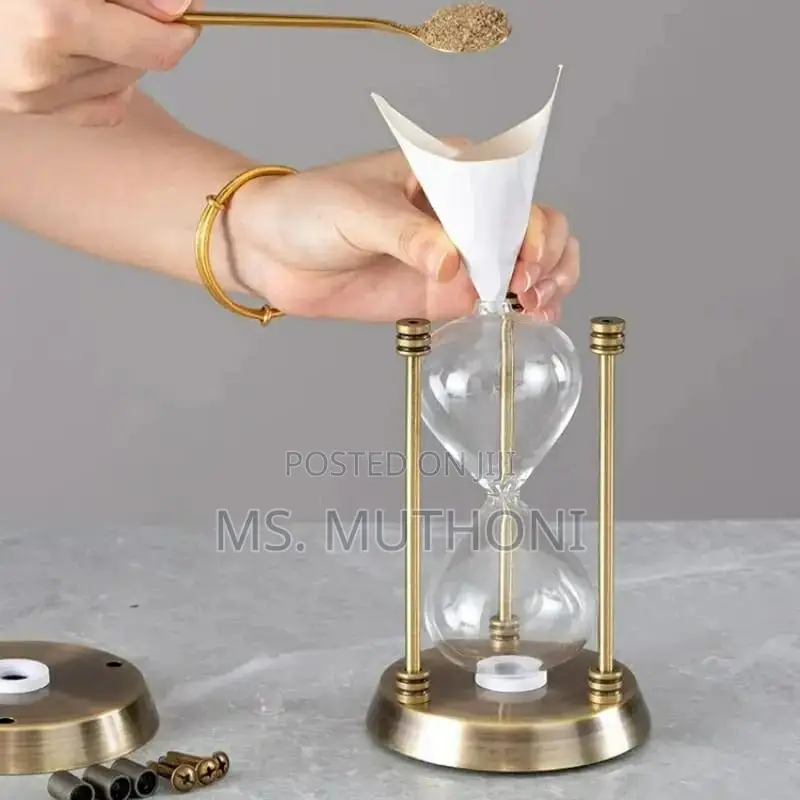 GOLD Hourglass 60minutes Glass Sand Clock Timer Available