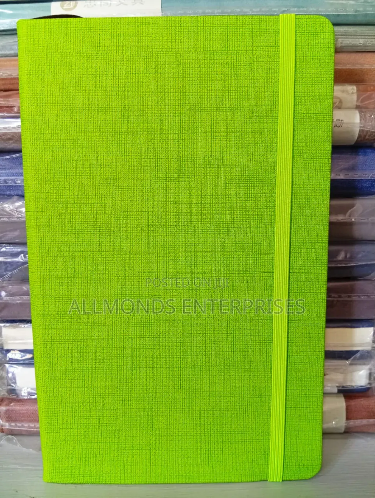A5 Notebook Soft Leather Green