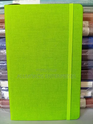 A5 Notebook Soft Leather Green