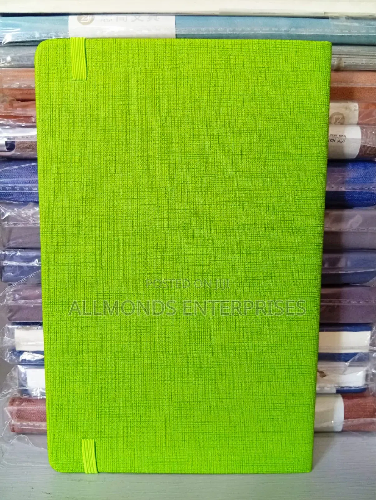 A5 Notebook Soft Leather Green