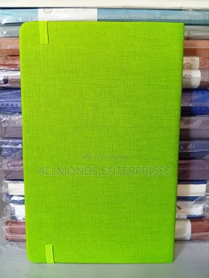 A5 Notebook Soft Leather Green