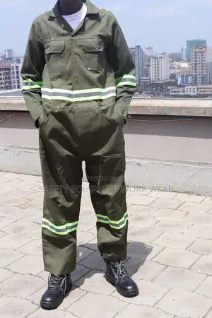 Overall Green Reflective Decently Made