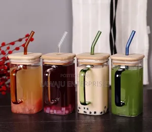 400ML Square Smoothie Glass