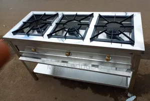The Original Unique Stainless Three Burner Gas Cooker