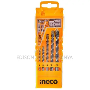 Ingco Masonry Drill Bits 5pcs Concrete Drill Bits Heavy Duty