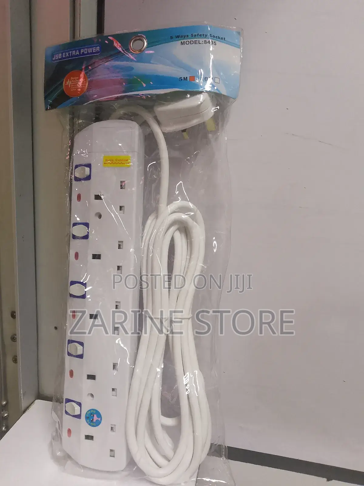 5 Ways 5m Corded JSB Surge Protection