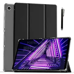 Smart Flip Case for Lenovo Tab M10+ 2nd Gen -Black