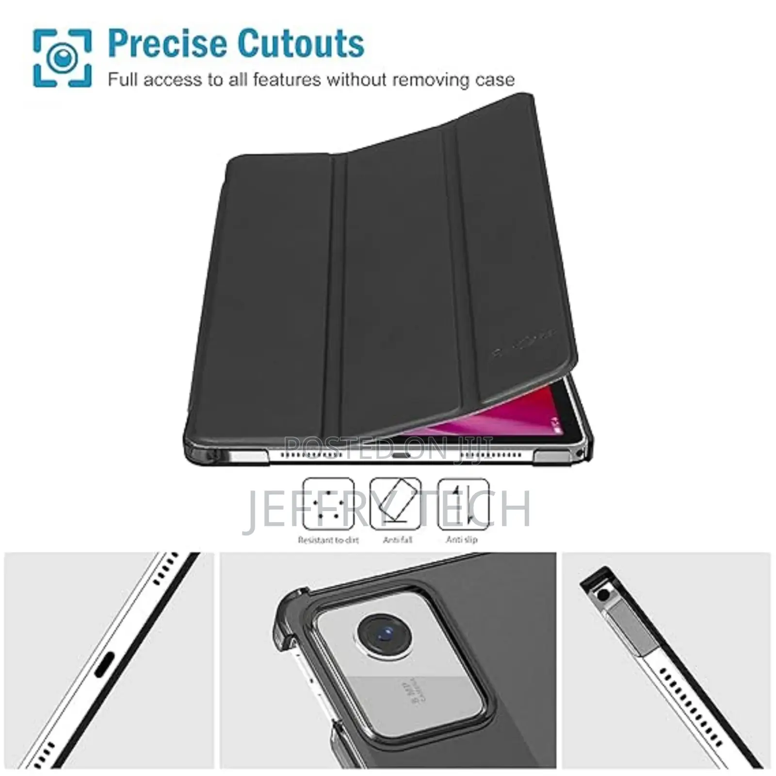 Smart Case for Lenovo Tab Back Case Support Auto Wake/Sl