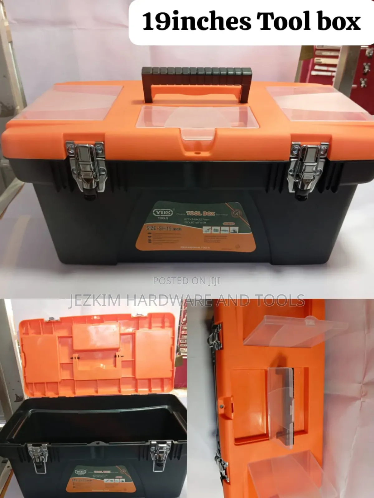 19" Empty Tool Box