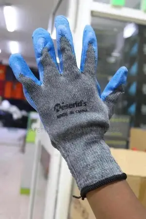 Diamond Grip Gloves (Large) Blue