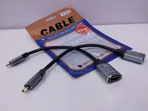 Micro Hdmi Male to Hdmi Female Adapter for Raspberry Pi 4