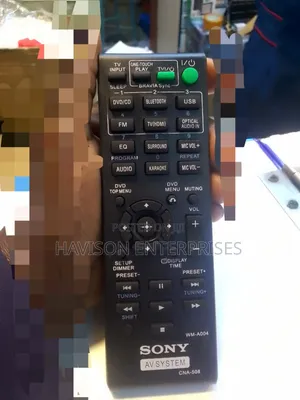 Sony Woofer Remote