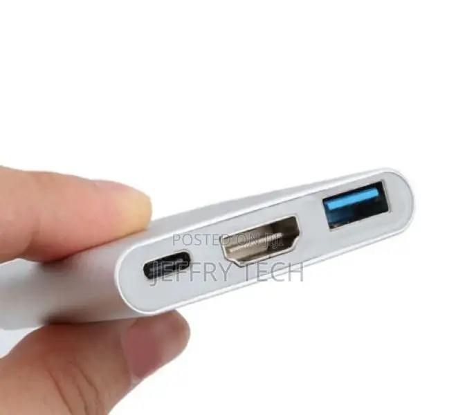 Type C to HDMI USB 3.0 USB-C Cable Adapter 3"" 1 HUB Macbook
