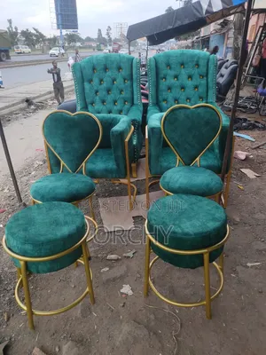 King Chair Plus Stools and Love Seats