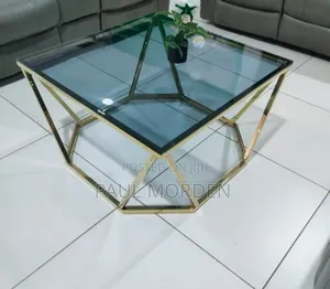 Glass Square Side Table