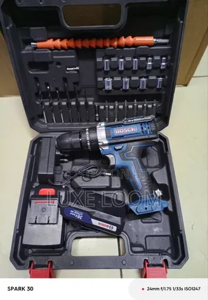 Bosch Cordless Drill With Two Batteries