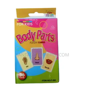 Body Parts Flash Cards for Kids