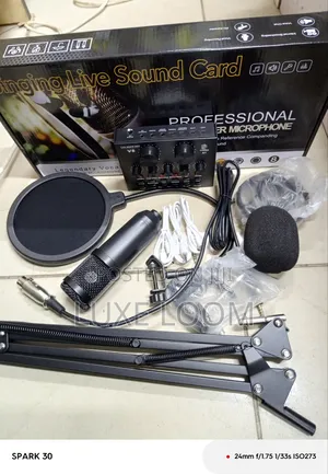 Condenser Microphone With Accessories