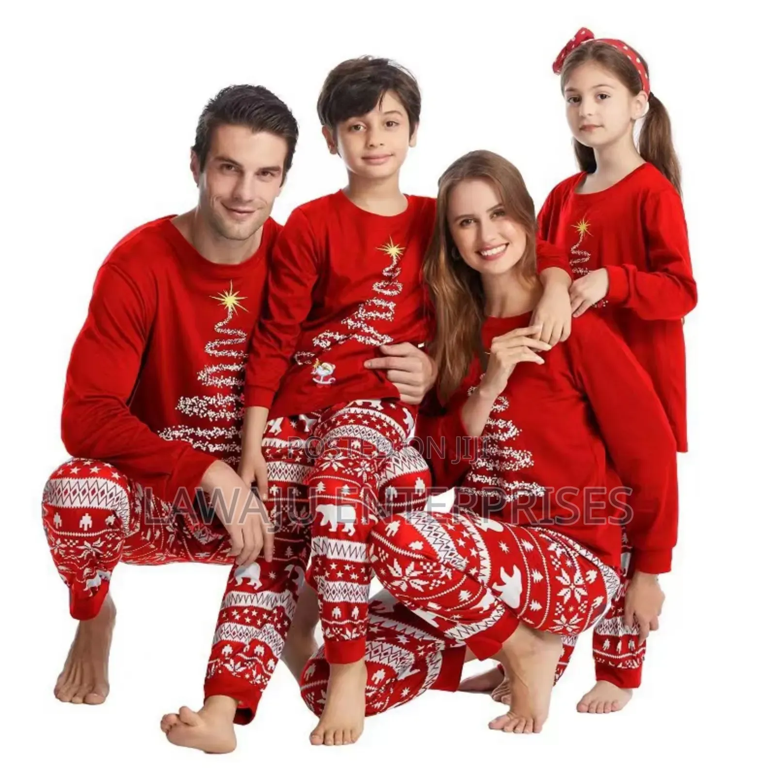 Classic Red Themed Pajamas