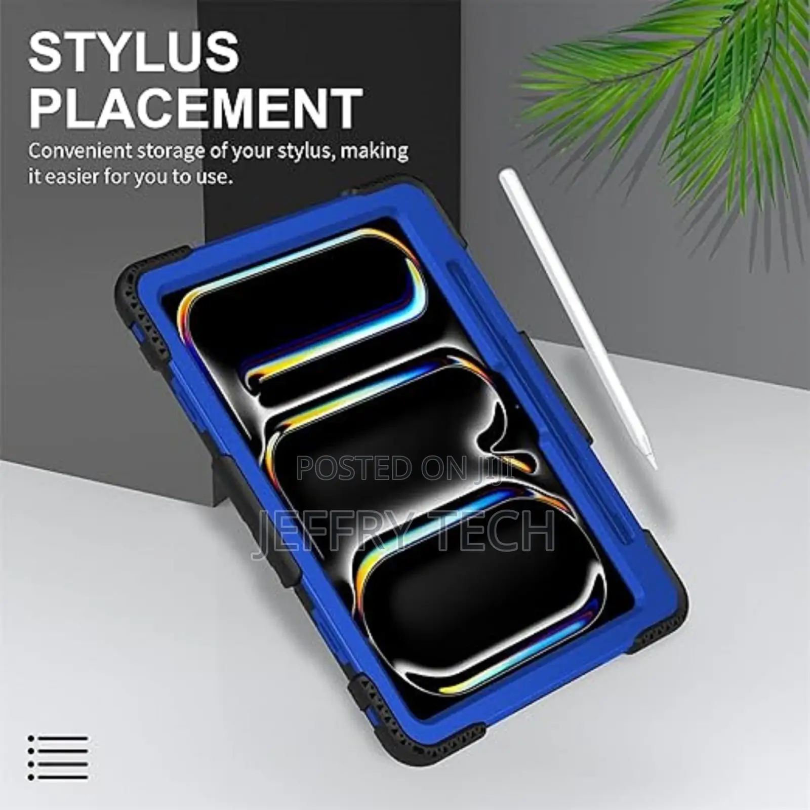 Case for iPad Pro 13-Inch (M4, 2024, 7th Gen) Rugged Case
