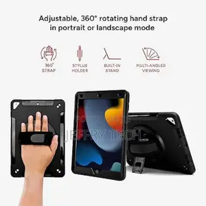 Rugged Tablet Case for iPad 10.2-Inch , Integrated Kickstand