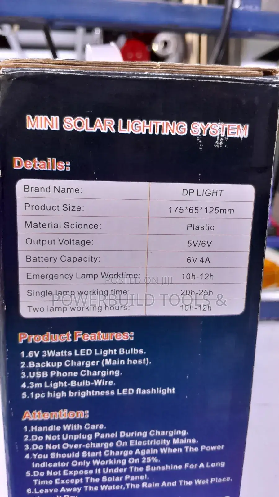 Mini Solar Lighting System Dplight