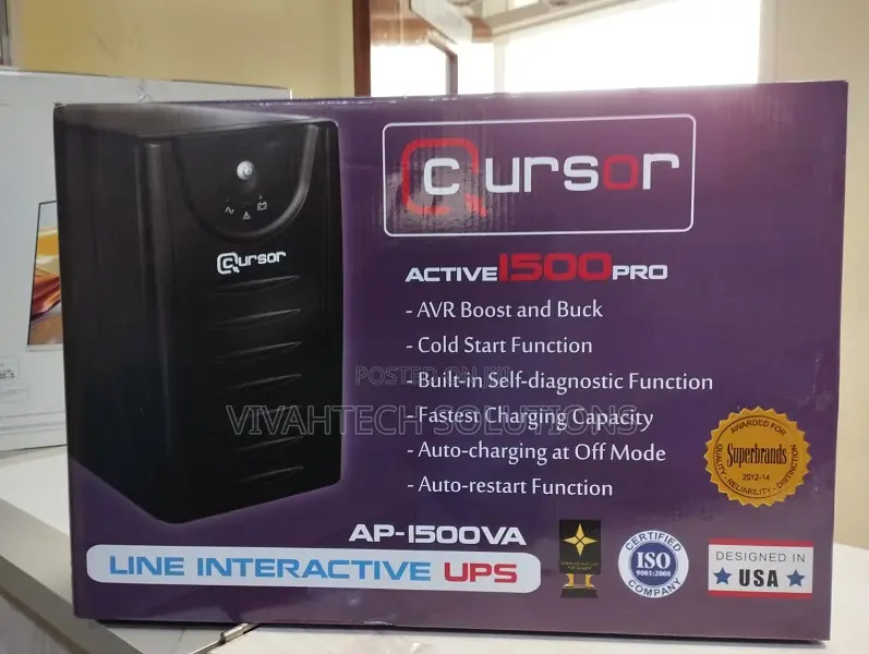 Cursor Ap-1500va UPS Line Interactive 1.5VA UPS