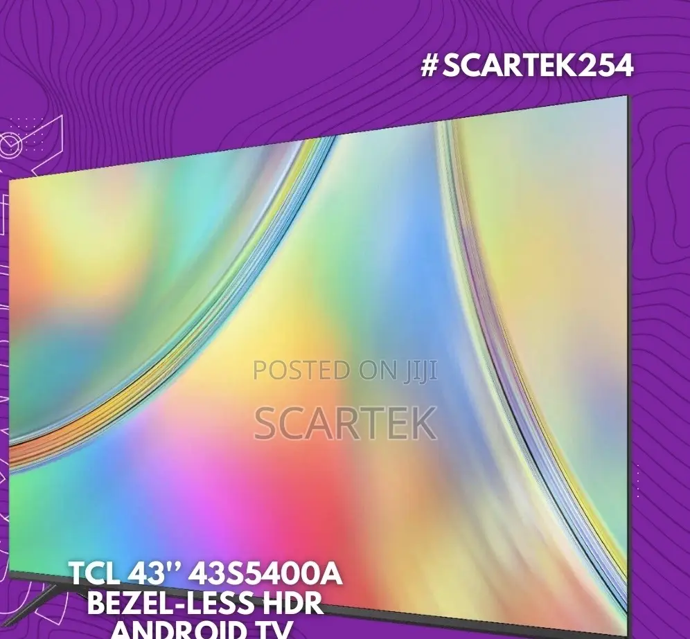 TCL 43” 43S5400A Bezel Less HDR Android Tv