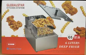 6 Litres Globalstar Single Deep Fryer