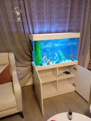 White Fish Tank With Stand