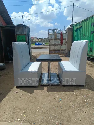 Restaurant Set, 4 Seater Couch and a Table 