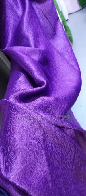 Purple Curtains Fabric
