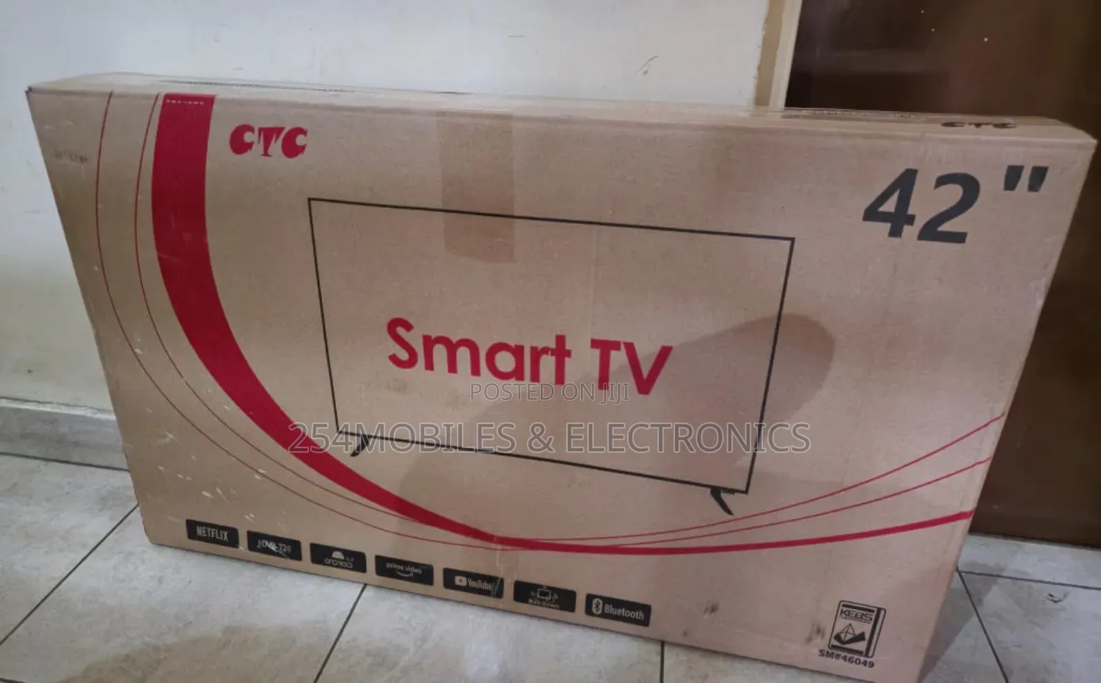 CTC 42 Inch Smart Android Tv Frameless With Bluetooth
