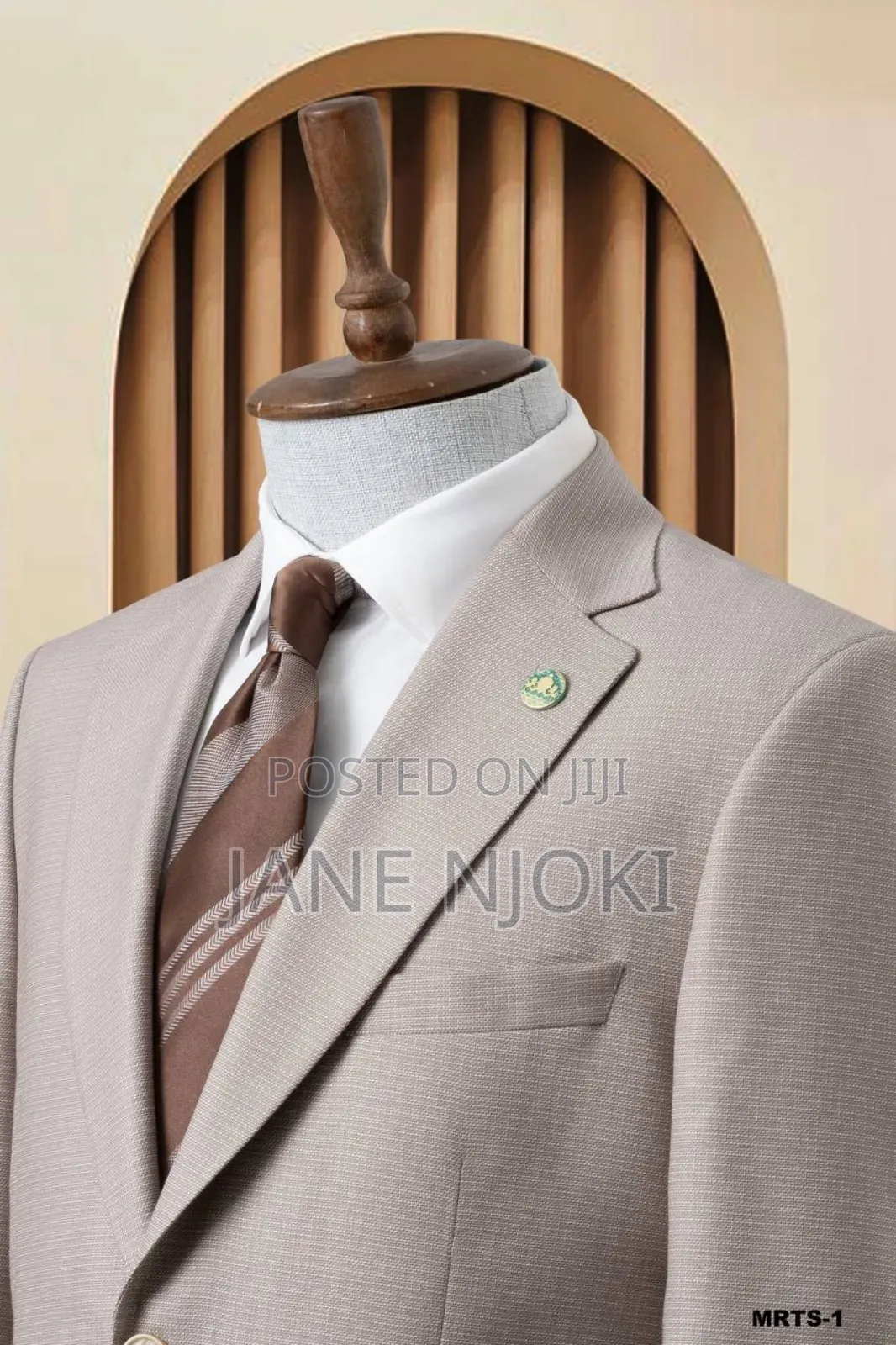 Beage Suit Men