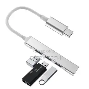 USB-C Type C to USB 3.0 4 Port Hub Splitter for PC Phone Not