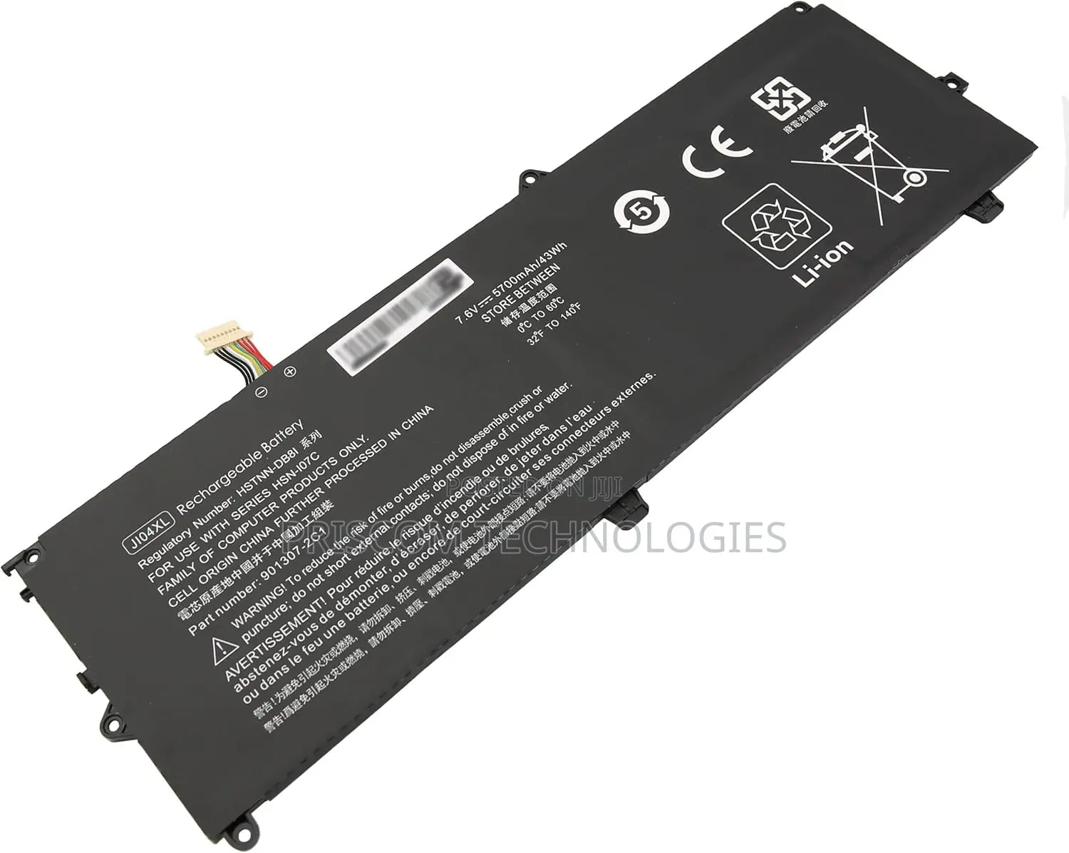 JI04XL Battery HP Elite X2 1012 G2 Tablet